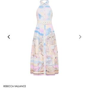Rebecca Vallance Parfait Collar Midi Dress